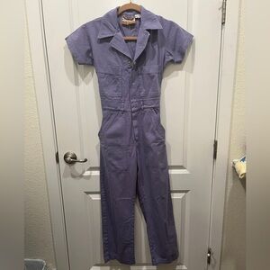 Big Bud Press short sleeve purple jumpsuit XXS Petite